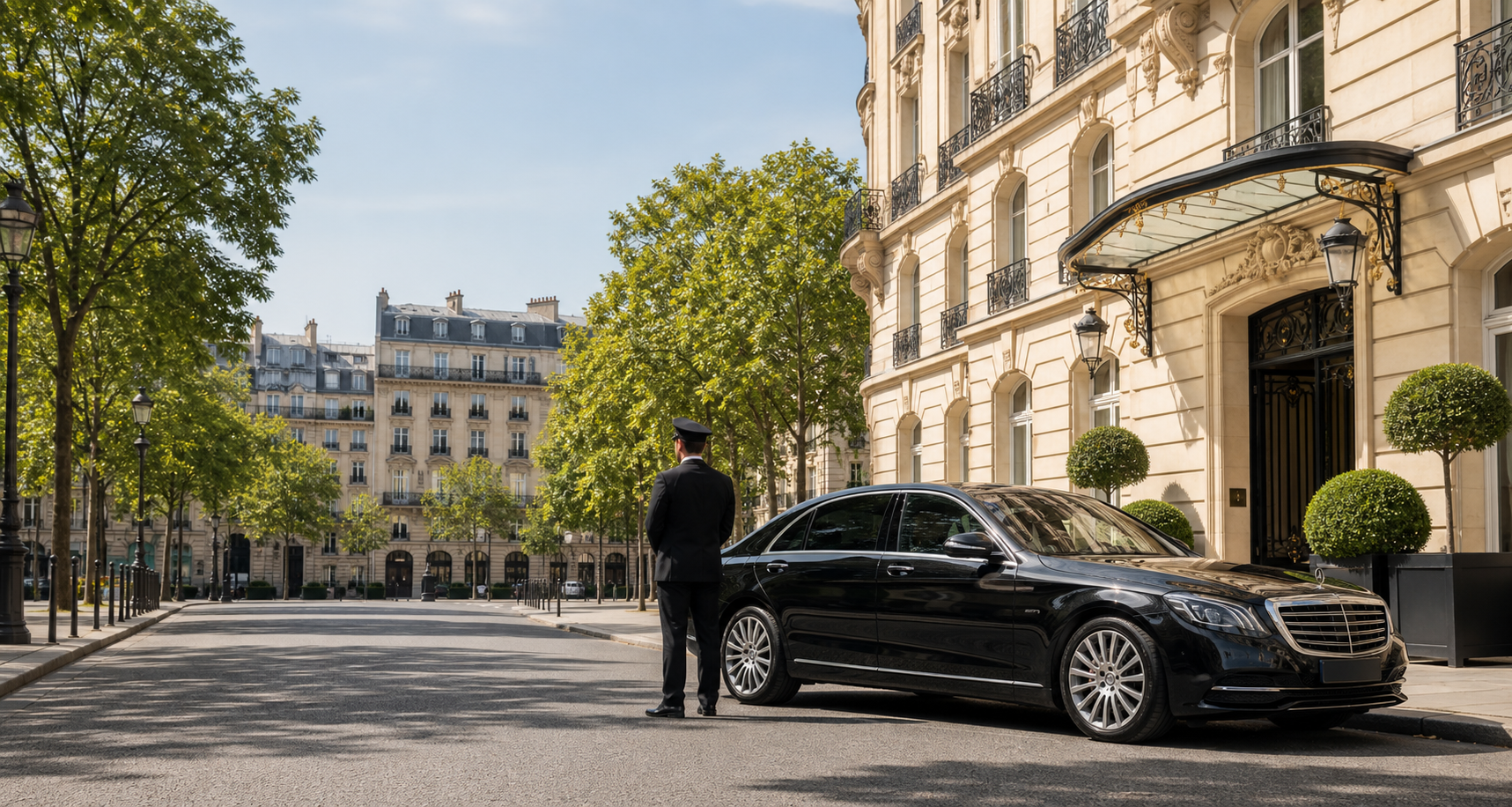 Paris private chauffeur destination